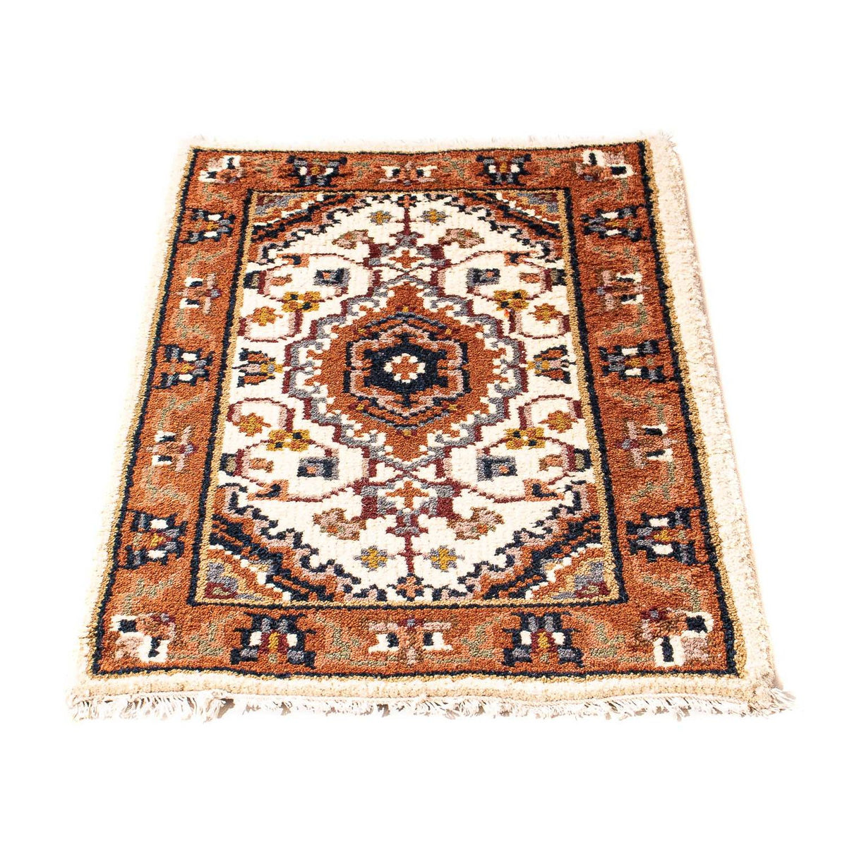 Orientteppich - Bidjar - Indus 91 x 60 cm - beige
