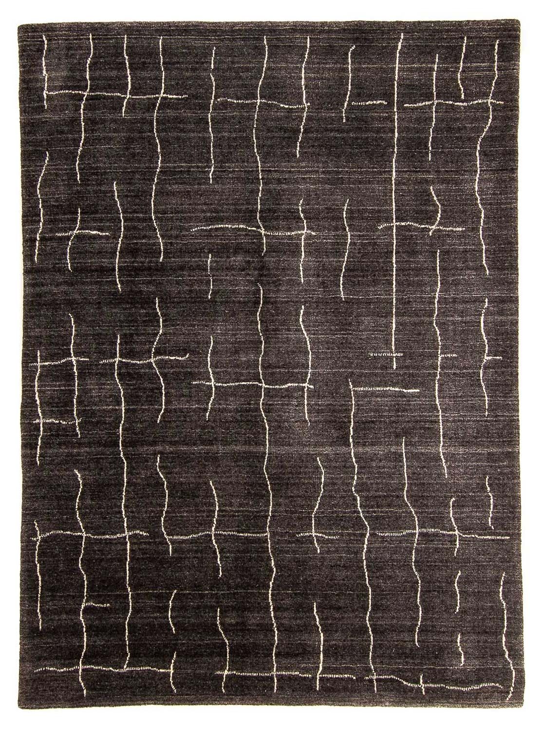 Gabbeh Teppich - Loribaft Indus 200 x 142 cm - dunkelbraun
