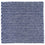 Kelim Teppich - Trendy 63 x 62 cm - dunkelblau