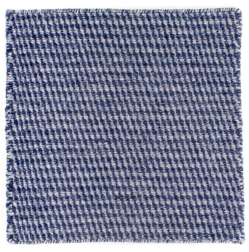 Kelim Teppich - Trendy 63 x 62 cm - dunkelblau