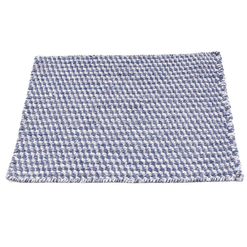Kelim Teppich - Trendy 63 x 62 cm - dunkelblau