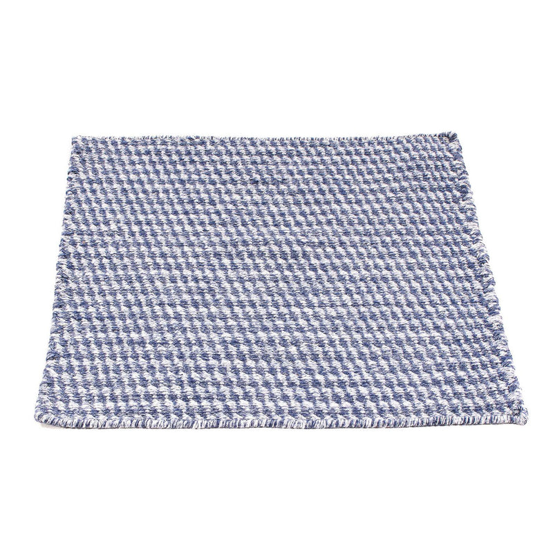 Kelim Teppich - Trendy 63 x 62 cm - dunkelblau