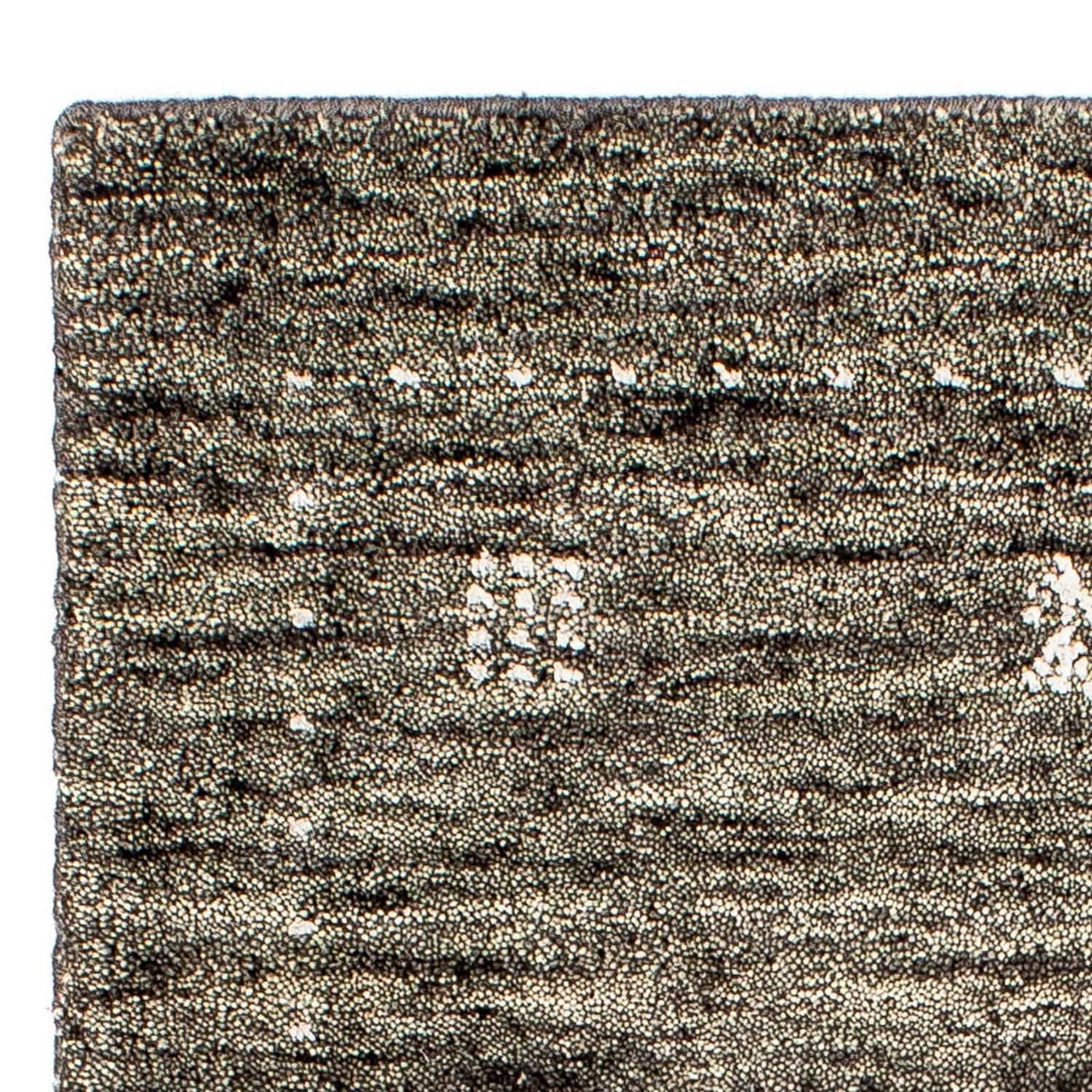 Gabbeh Teppich - Loribaft Indus 95 x 63 cm - grau