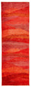 Gabbeh Teppich - Indus 197 x 77 cm - rot