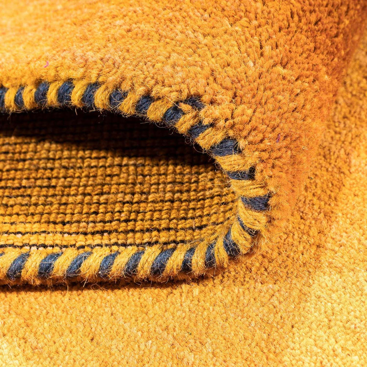 Gabbeh Teppich - Loribaft Softy 395 x 80 cm - orange