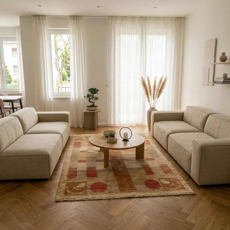 Ziegler Modern Teppich 265x182cm - Orientteppich