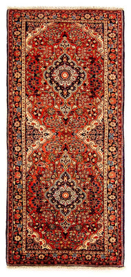 Perserteppich - Bidjar - Royal 207 x 77 cm - hellrot
