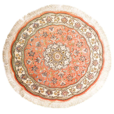 Täbriz - 50 Raj Teppich 102x102cm - Perserteppich