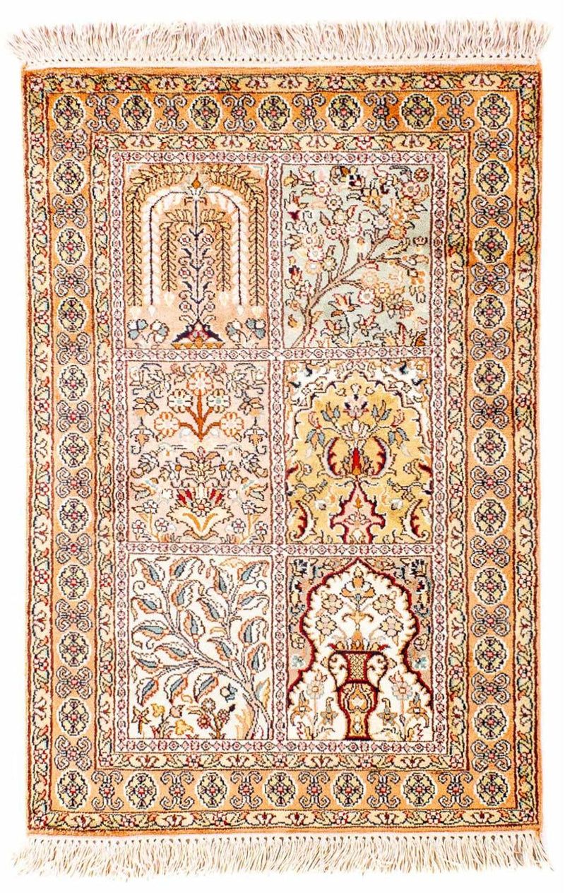 Seidenteppich - Kaschmir Seide 98 x 60 cm Fußmatte