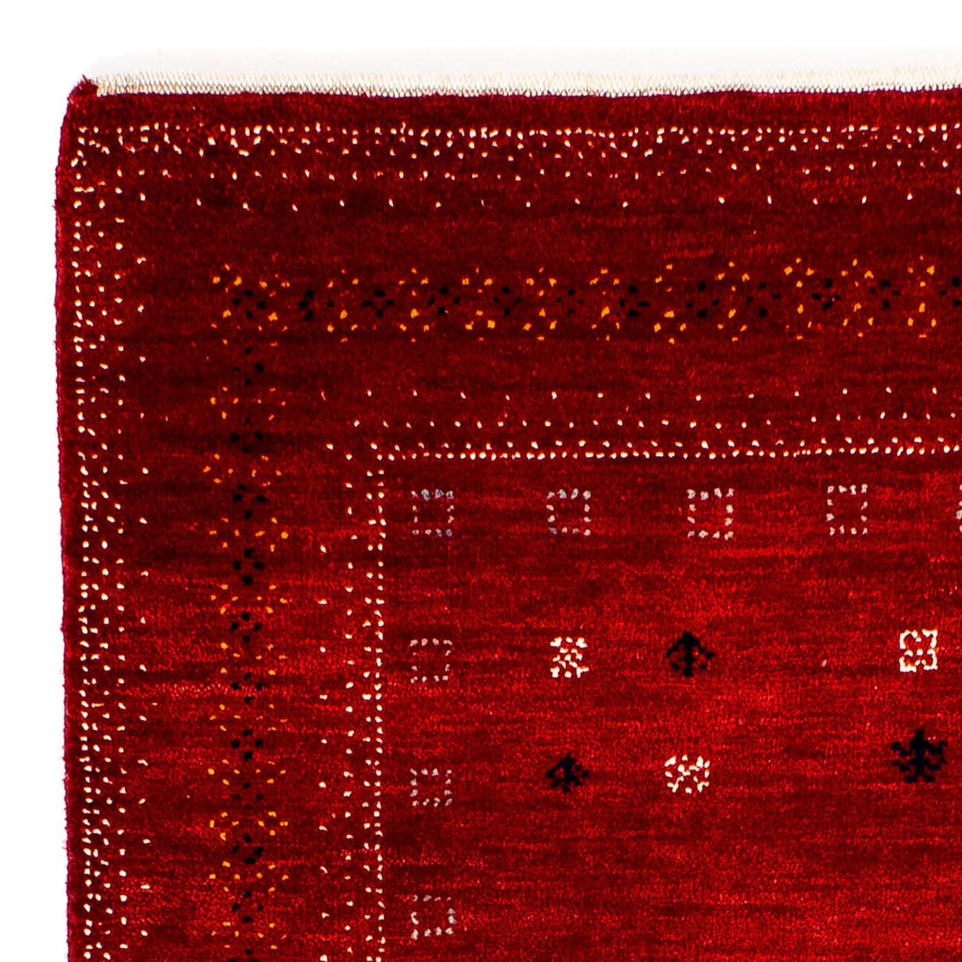Loribaft Teppich Perser 120x80cm - Wollteppich