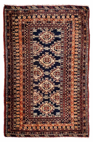 Afghan Teppich 140 x 94 cm