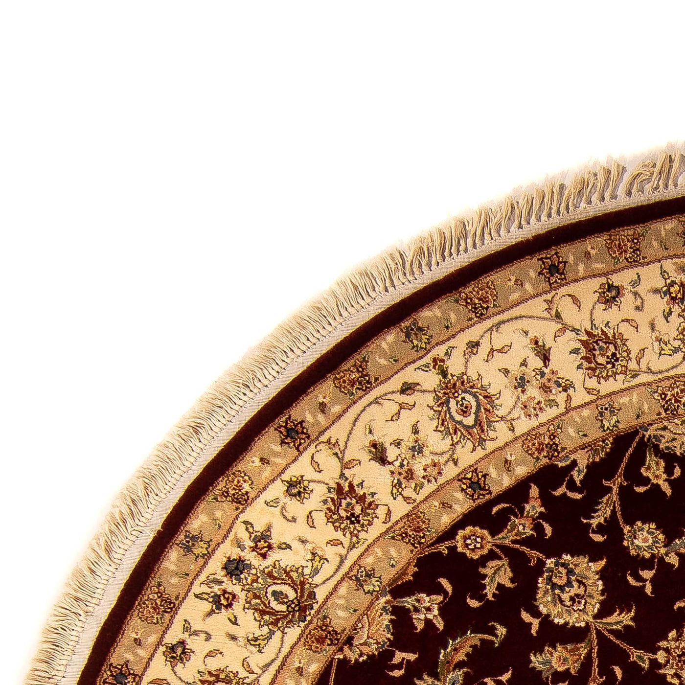 Perserteppich - Täbriz - Royal 204 x 204 cm Teppich Rund