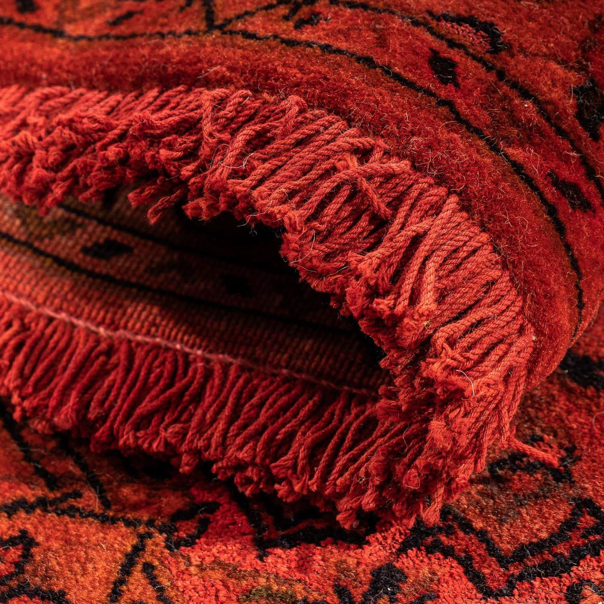 Orientteppich 98 x 70 cm - dunkelrot