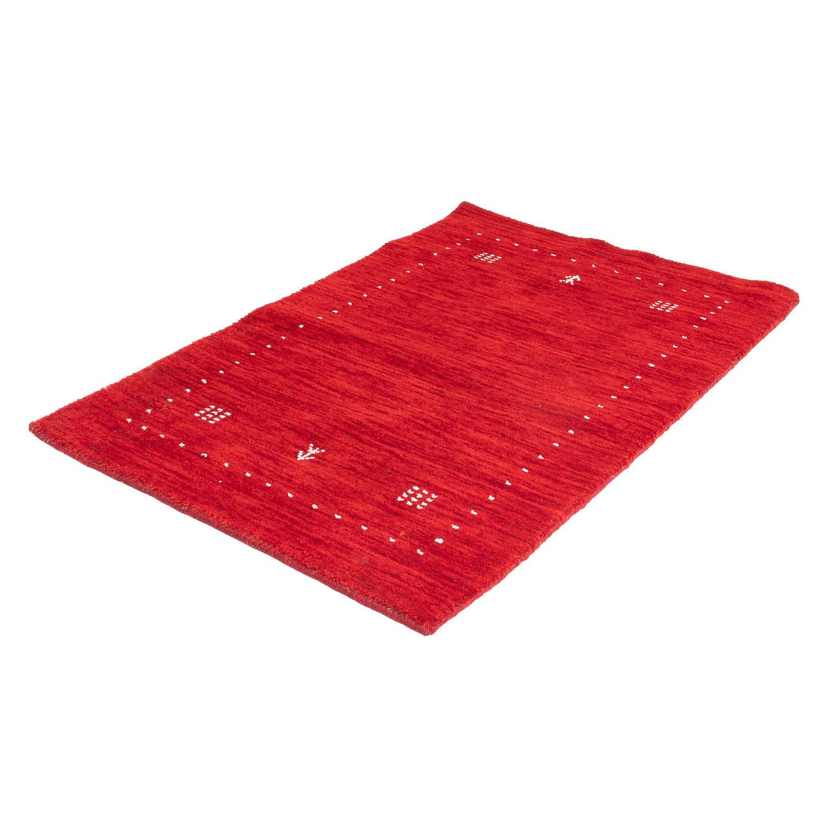 Gabbeh Teppich - Indus 90 x 60 cm - rot