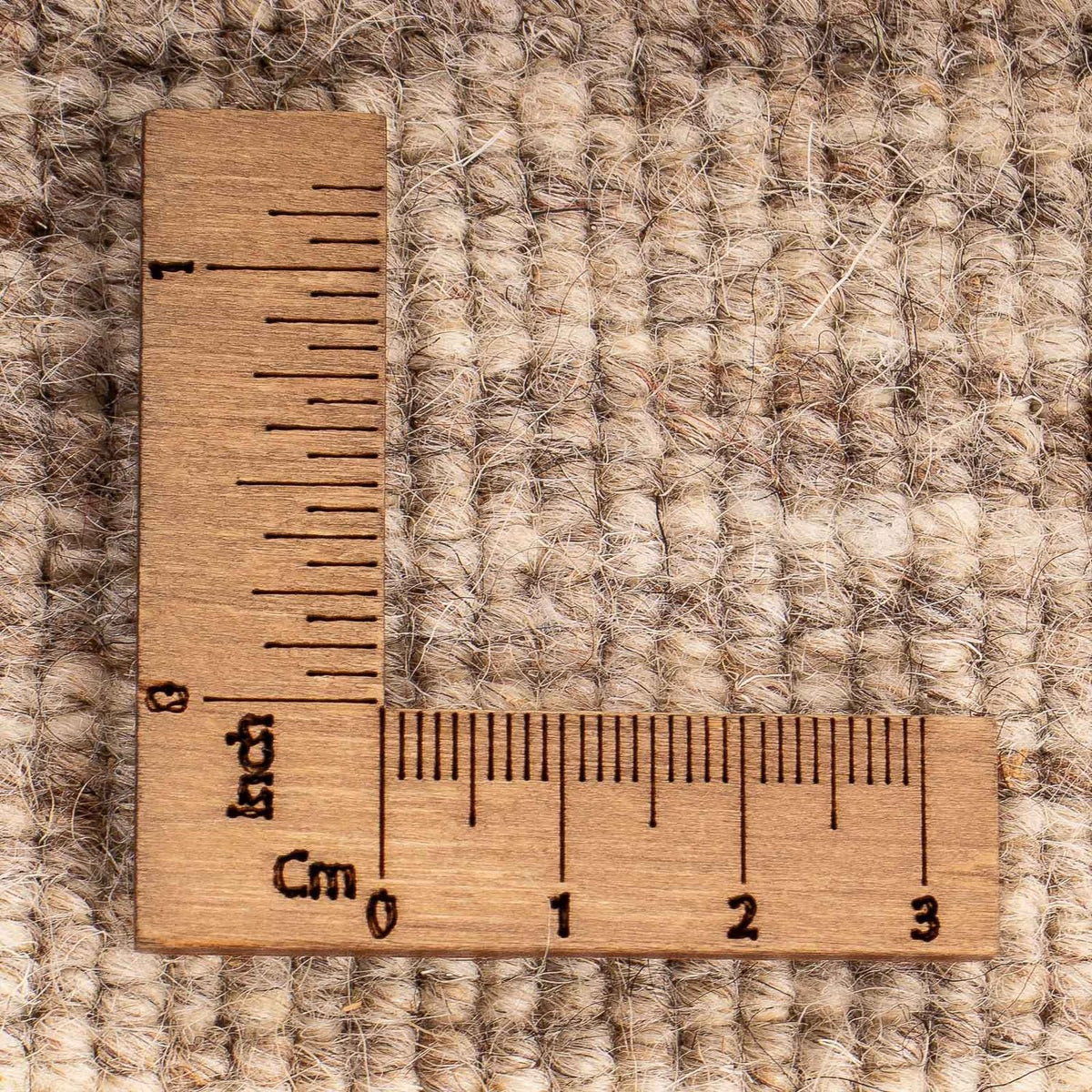 Nepal Teppich 142 x 70 cm - hellbraun