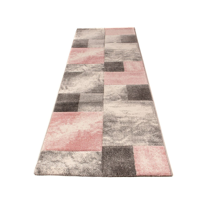 Kurzflor Teppich 300 x 80 cm Teppich Läufer