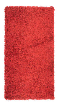 Hochflor Teppich 110 x 60 cm - rot