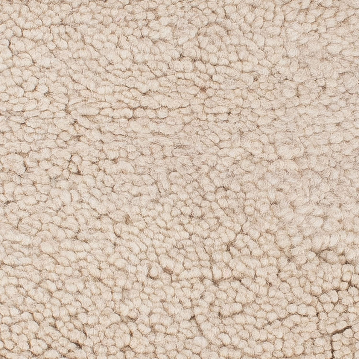 Berber Teppich 120 x 120 cm - beige