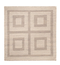 Kelim Teppich - Trendy 60 x 60 cm - beige