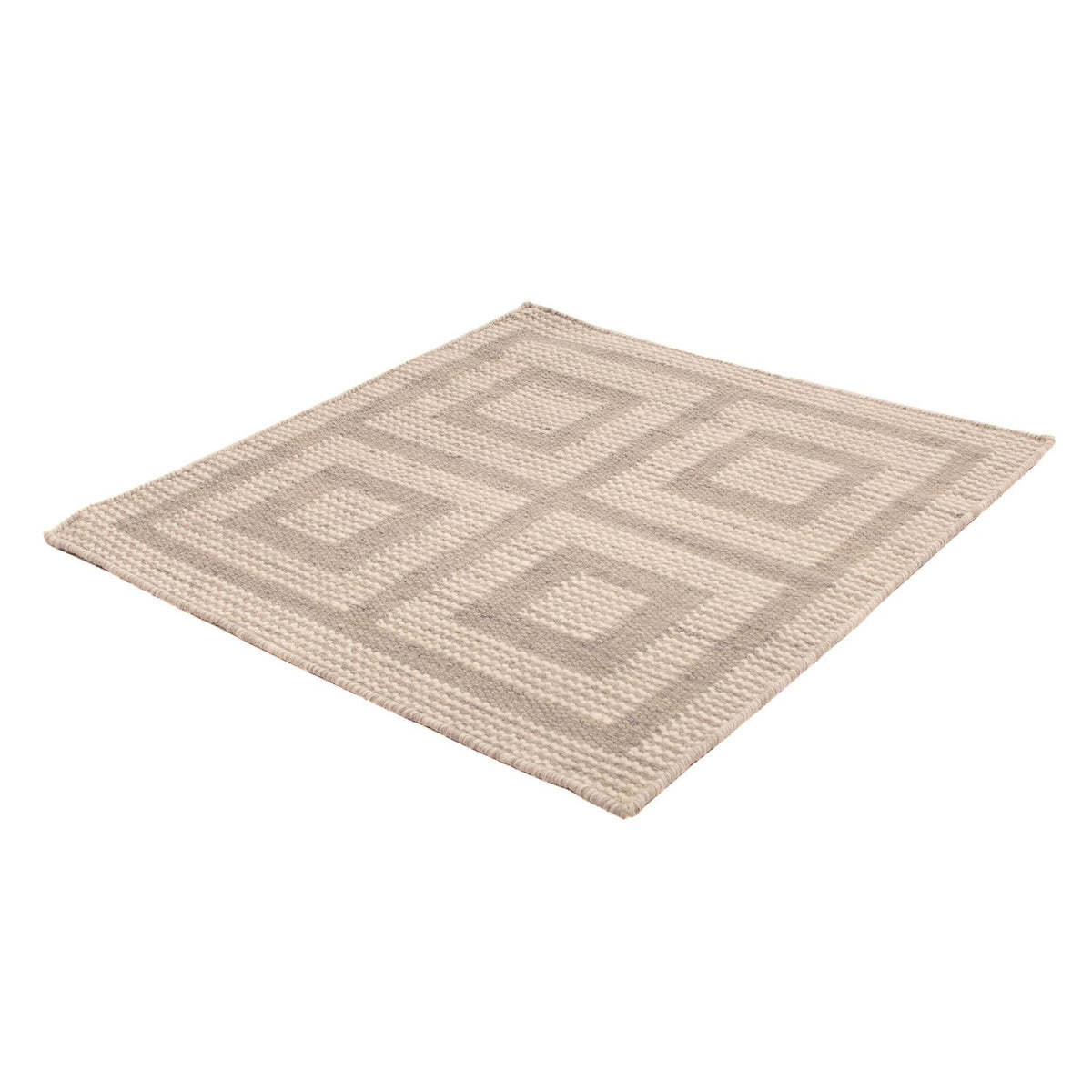 Kelim Teppich - Trendy 60 x 60 cm - beige