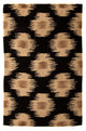 Wollteppich 235 x 150 cm Wohnzimmer Teppich