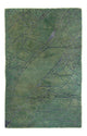 Wollteppich 247 x 147 cm Wohnzimmer Teppich