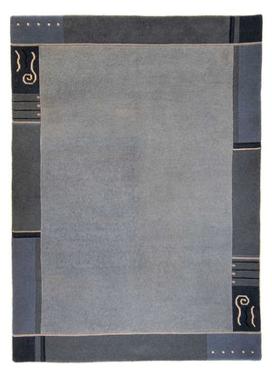 Nepal Teppich 240 x 170 cm - hellblau