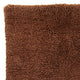 Hochflor Teppich 230 x 150 cm - braun