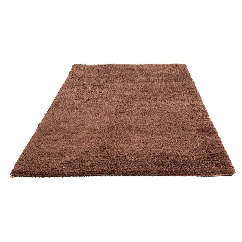 Hochflor Teppich 230 x 150 cm - braun