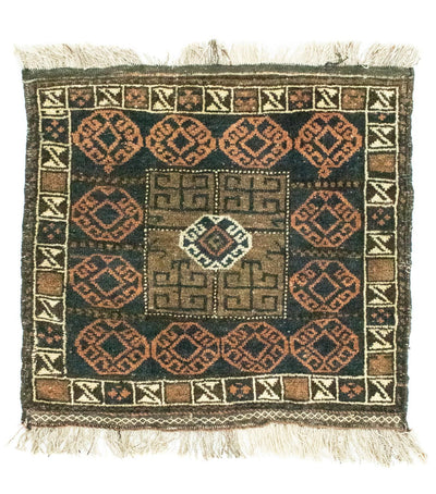 Afghan Teppich 64x66cm - Orientteppich
