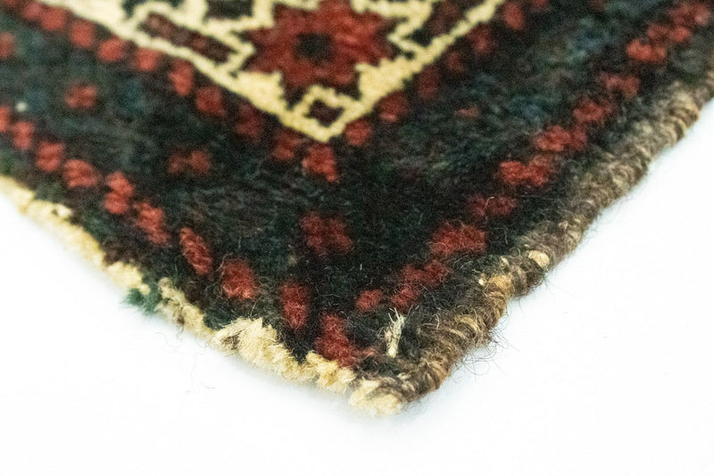 Afghan Teppich 35 x 33 cm