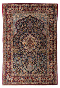 Perserteppich - Isfahan - Premium 173 x 117 cm - dunkelblau