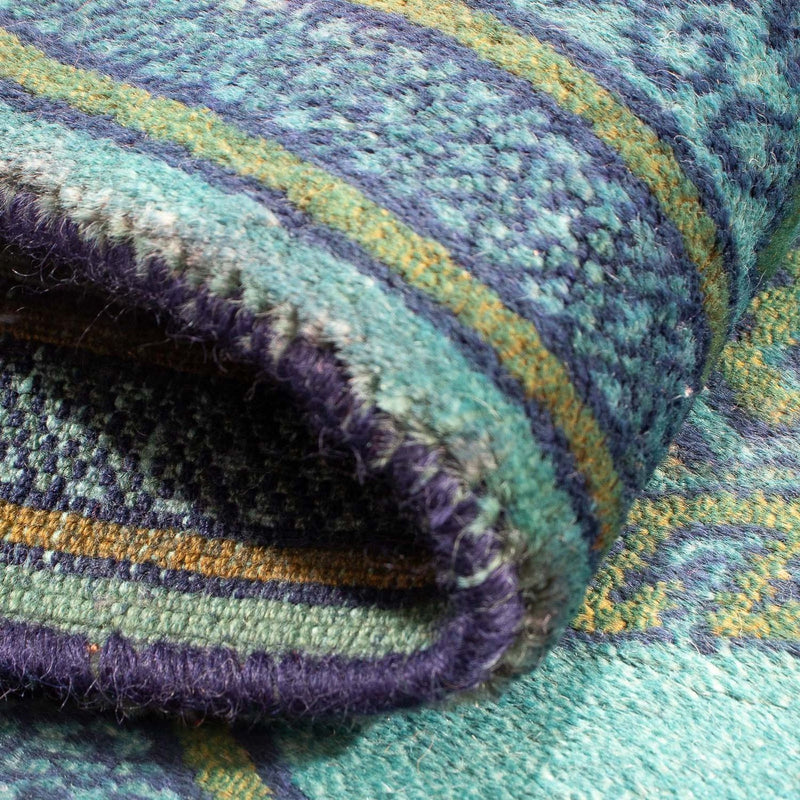 Orientteppich 92 x 64 cm - hellblau