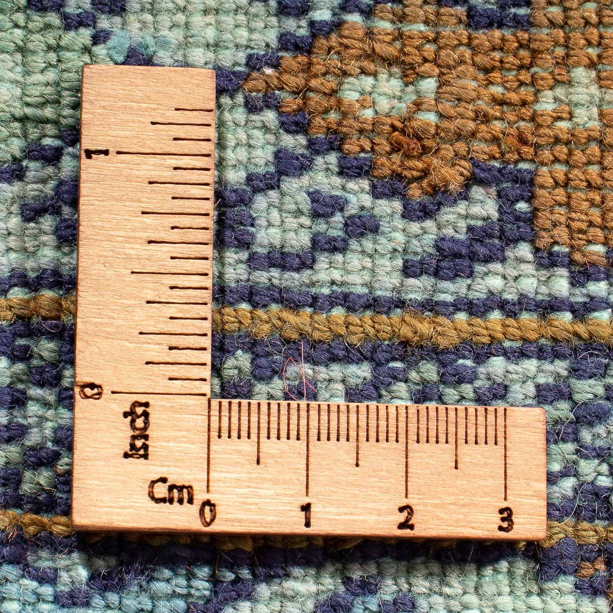 Orientteppich 92 x 64 cm - hellblau