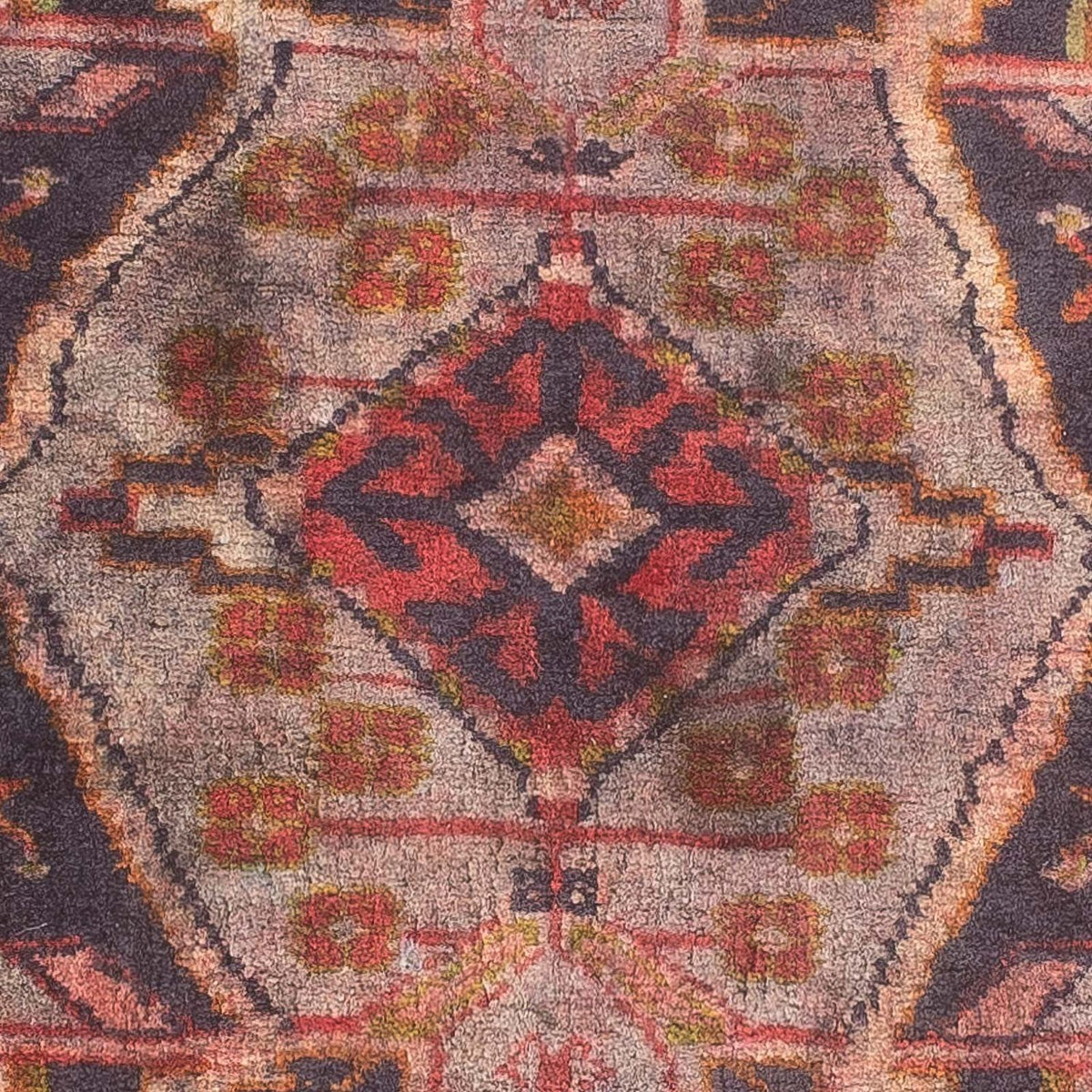 Orientteppich 81 x 65 cm - dunkelblau