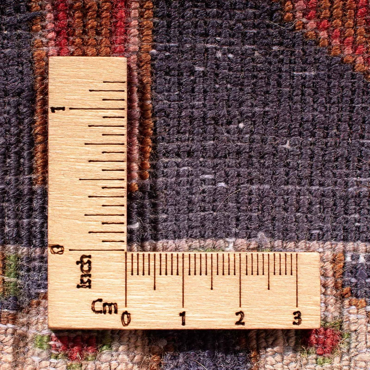 Orientteppich 81 x 65 cm - dunkelblau