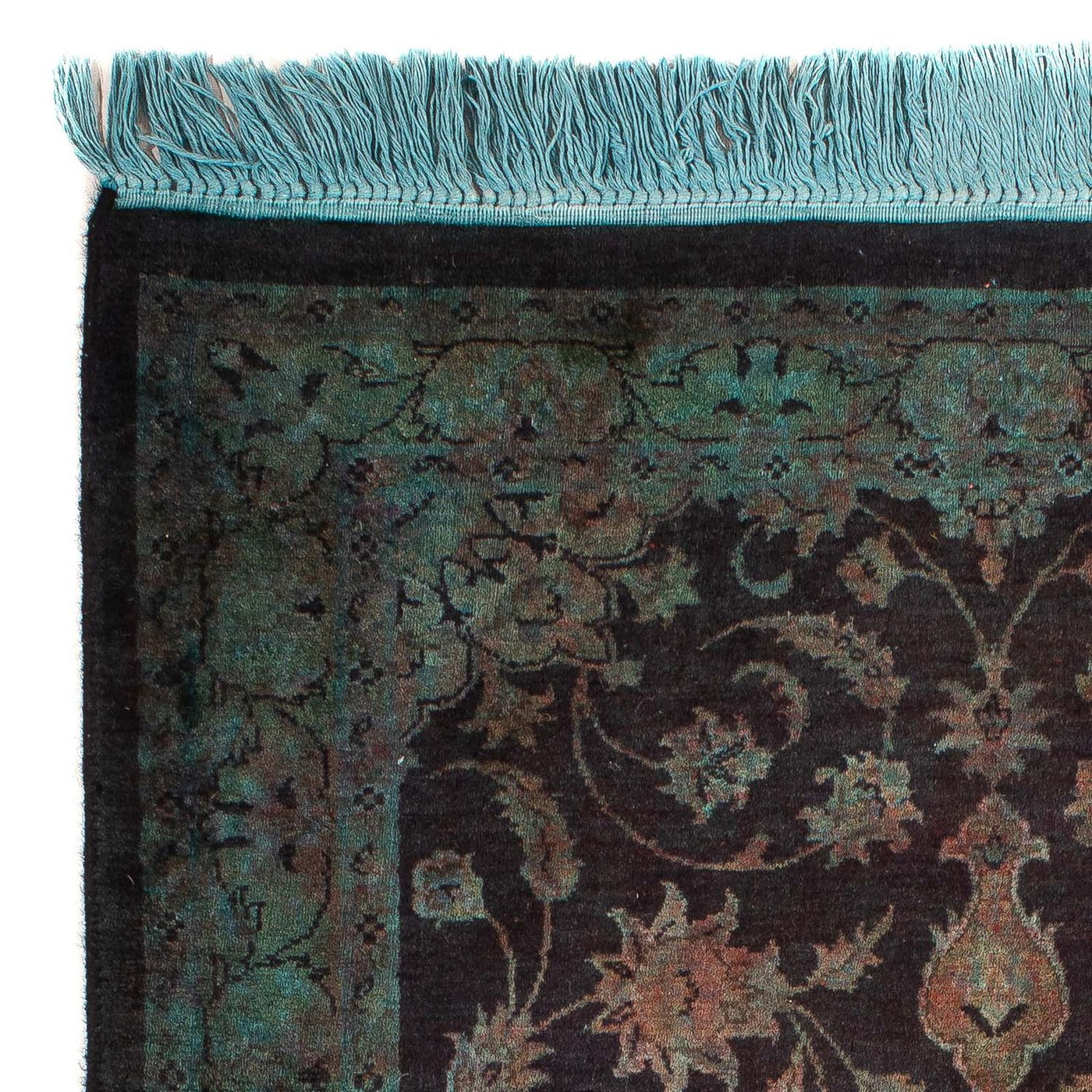 Orientteppich 130 x 76 cm - hellblau