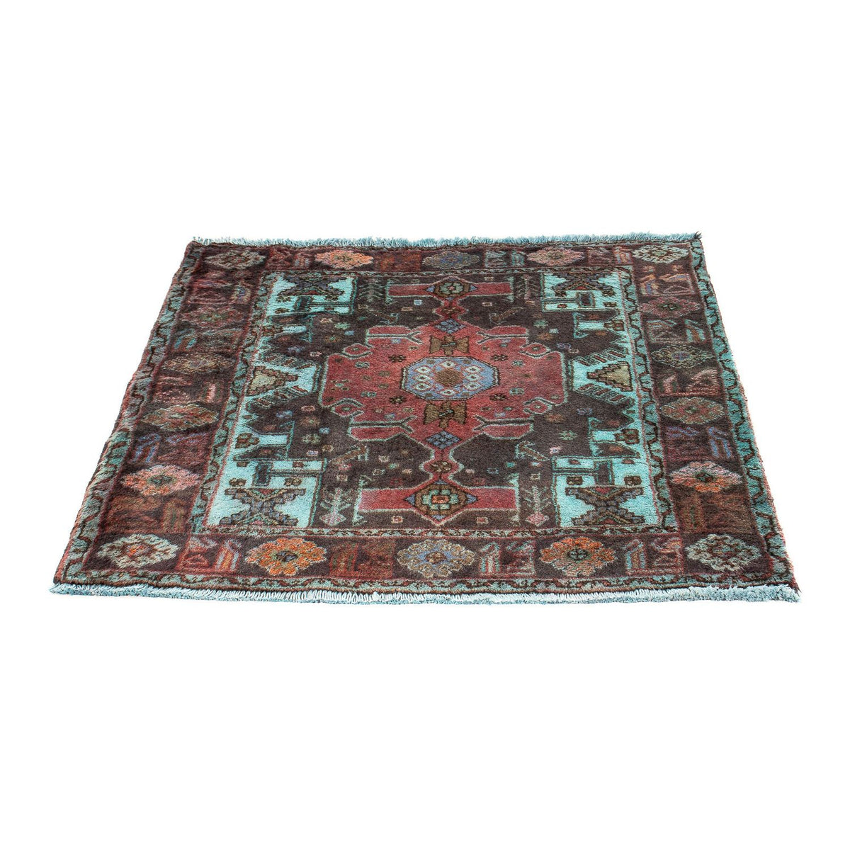 Orientteppich 108 x 101 cm - mehrfarbig