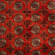 Afghan Teppich - Buchara 199 x 124 cm - dunkelrot