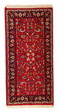 Orientteppich - Indus 145 x 73 cm - dunkelrot