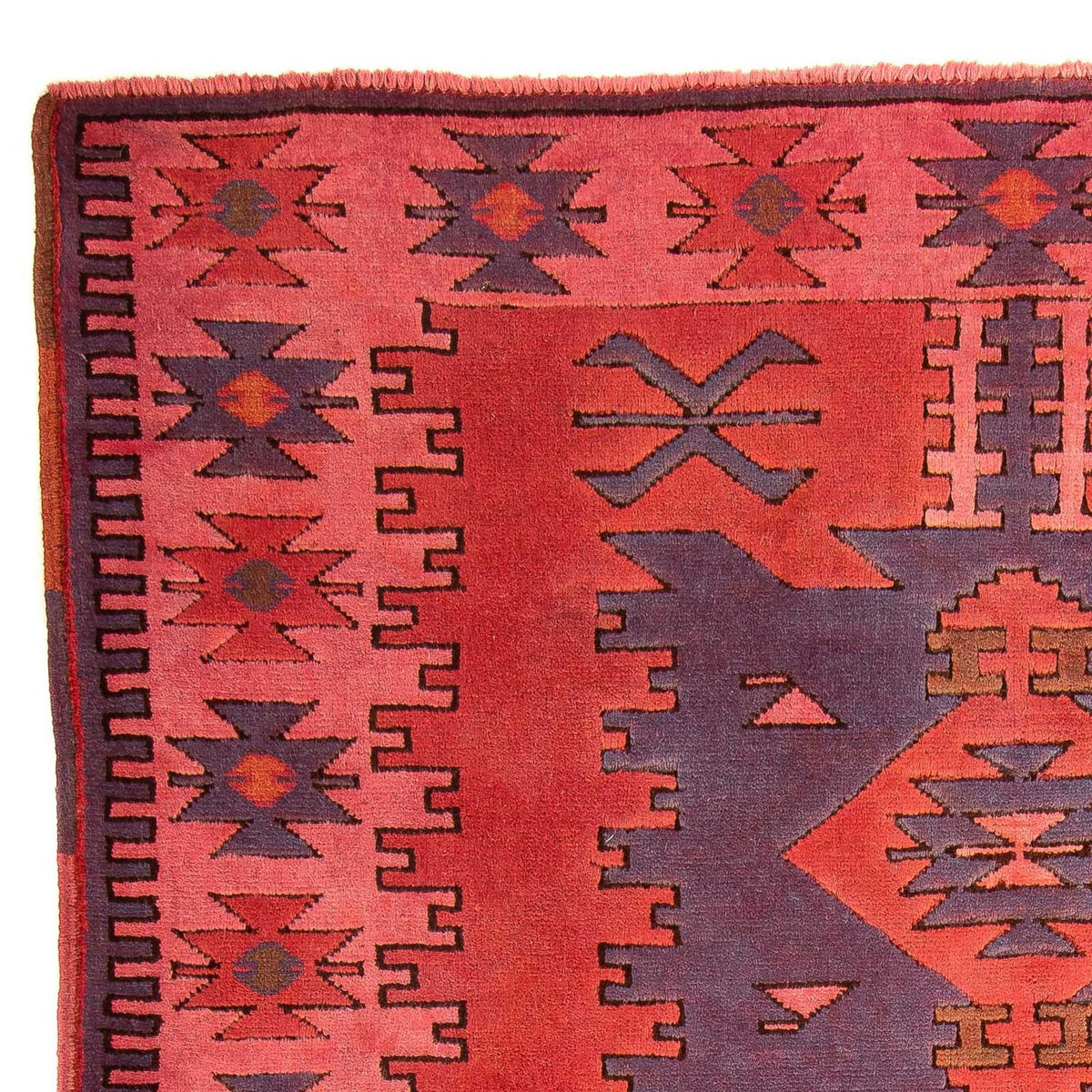 Orientteppich 190 x 150 cm - hellrot