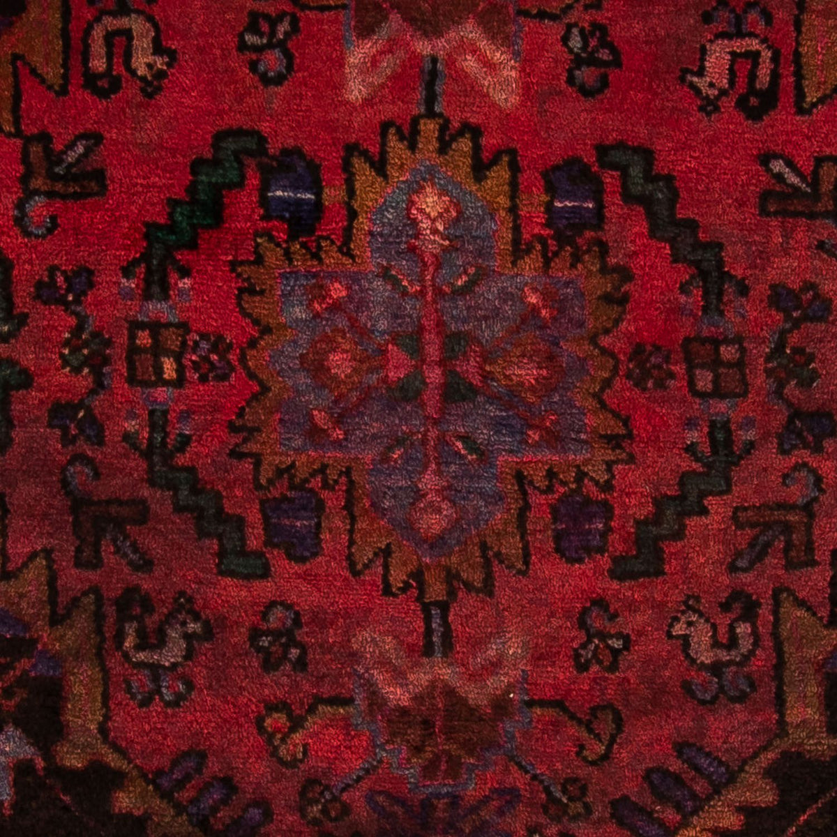 Orientteppich 175 x 115 cm - dunkelrot