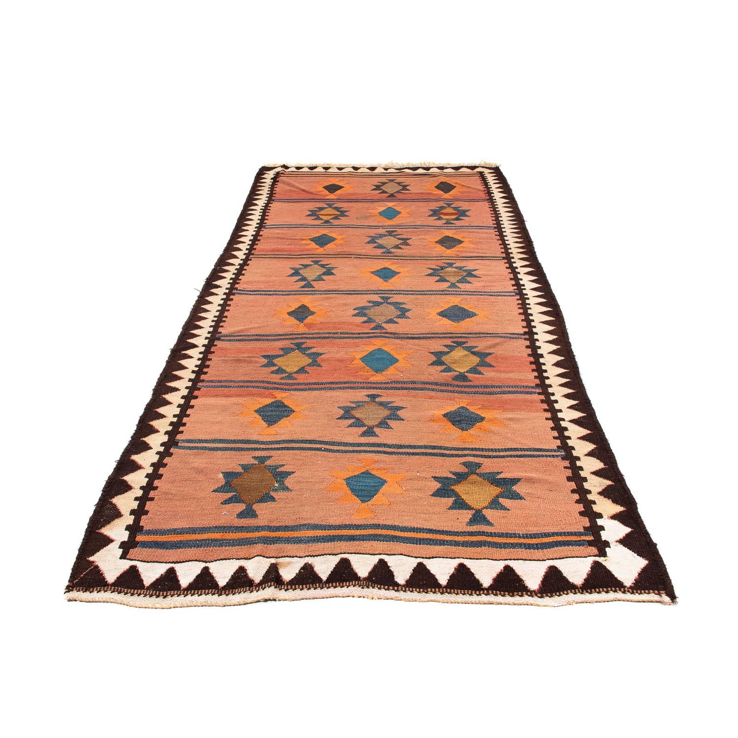 Kelim Teppich - Old 260 x 140 cm - mehrfarbig
