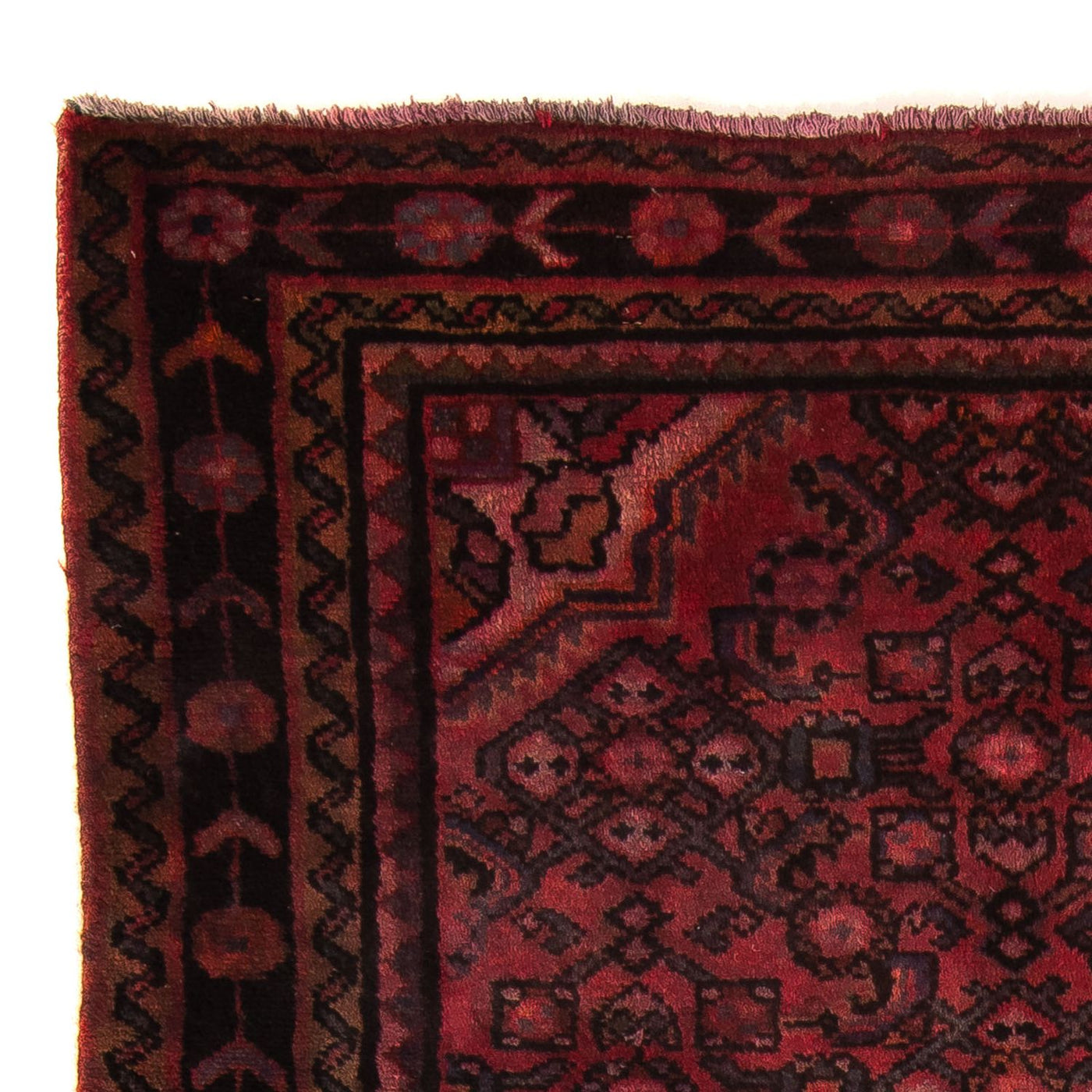 Orientteppich 160 x 98 cm - dunkelrot