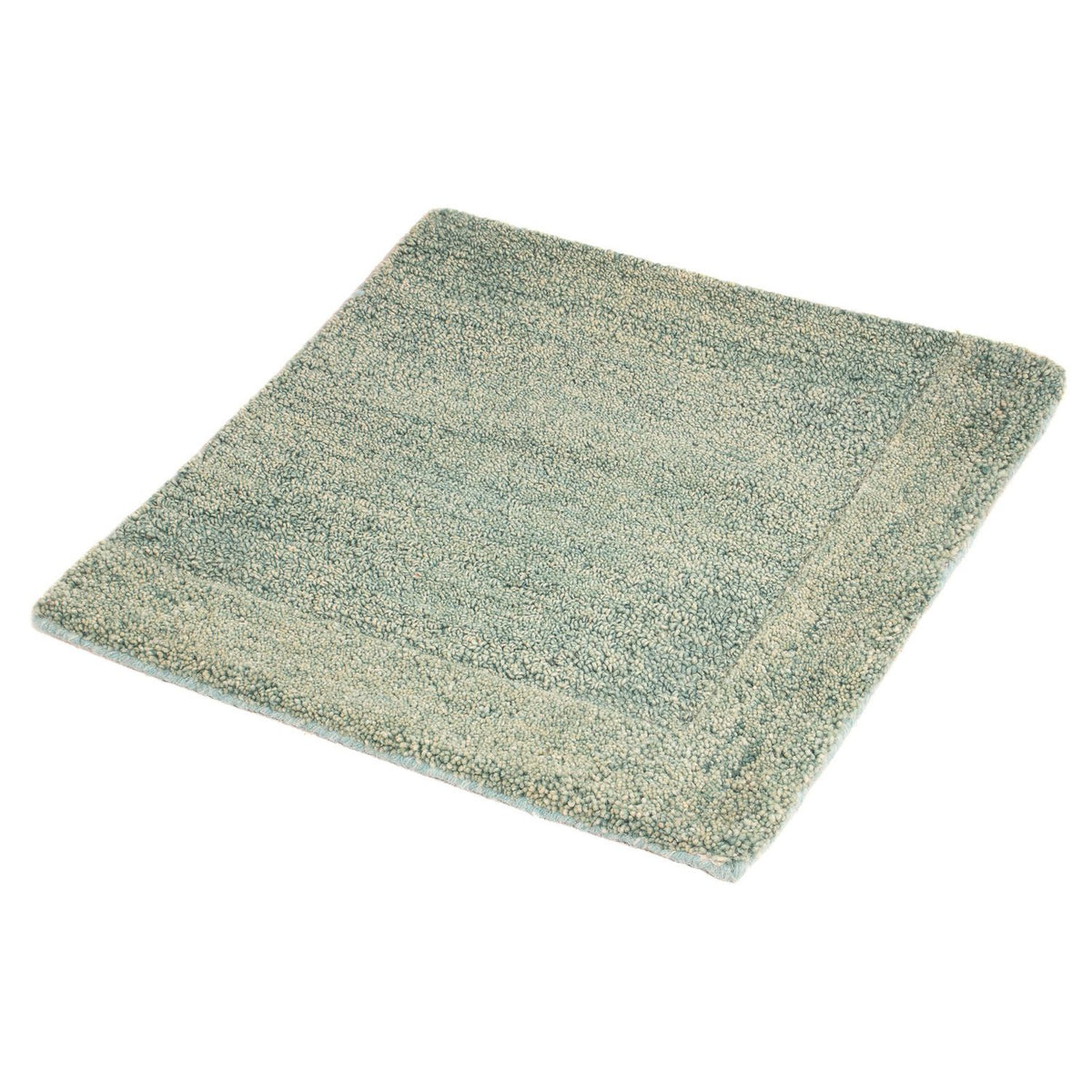Wollteppich 47 x 47 cm Quadratischer Teppich