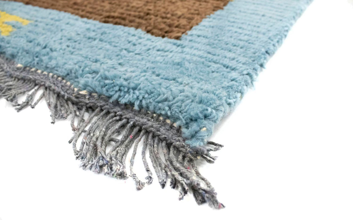 Nepal Teppich 140 x 70 cm - mehrfarbig