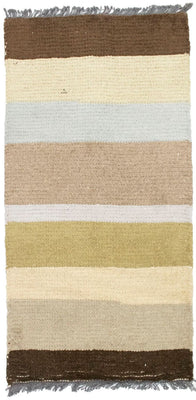 Nepal Teppich 140 x 70 cm - mehrfarbig