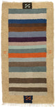 Nepal Teppich 140 x 70 cm - mehrfarbig