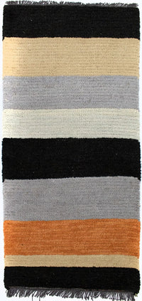 Nepal Teppich 140 x 70 cm - mehrfarbig