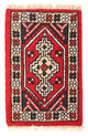 Orientteppich 60 x 40 cm - dunkelrot